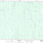 Natural Resources Canada Bradburn Lake, ON (042H04 CanMatrix) digital map