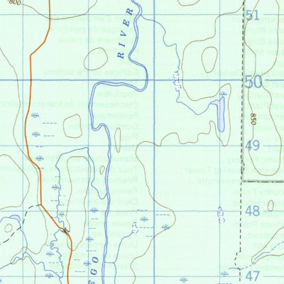 Natural Resources Canada Bradburn Lake, ON (042H04 CanMatrix) digital map