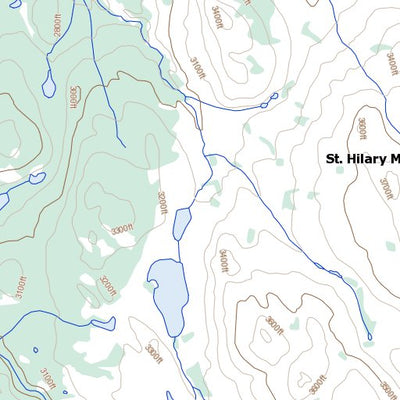 Natural Resources Canada Braeburn Lake, YT (105E05 Toporama) digital map