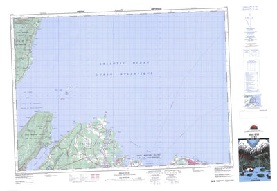 Natural Resources Canada Bras D'Or, NS (011K08 CanMatrix) digital map
