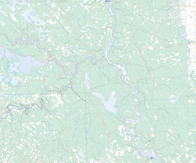 Natural Resources Canada Brazeau Forks, AB (083B14 Toporama) digital map