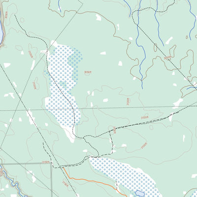 Natural Resources Canada Brazeau Forks, AB (083B14 Toporama) digital map