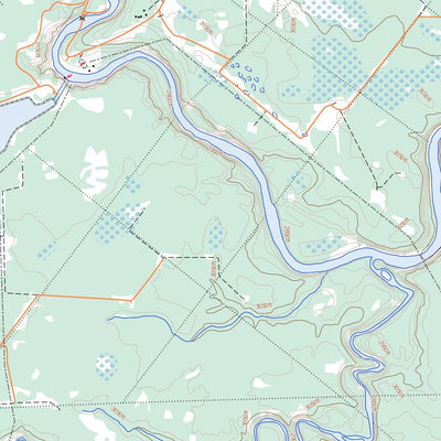 Natural Resources Canada Brazeau Forks, AB (083B14 Toporama) digital map