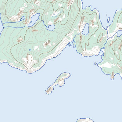 Natural Resources Canada Breadner Lake, NT (086F15 Toporama) digital map