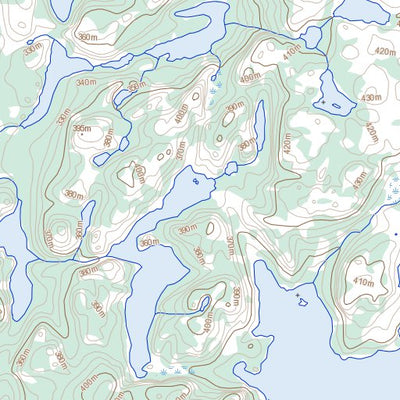 Natural Resources Canada Breadner Lake, NT (086F15 Toporama) digital map