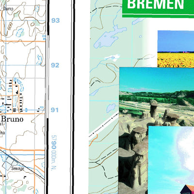Natural Resources Canada Bremen, SK (073A05 CanMatrix) digital map