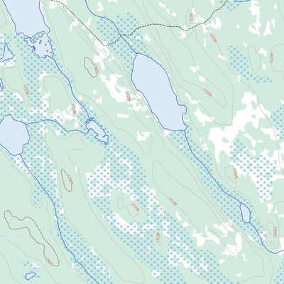 Natural Resources Canada Brewer Lake, SK (073O06 Toporama) digital map