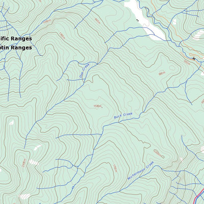 Natural Resources Canada Bridge River (092J16 Toporama) digital map