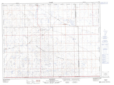 Natural Resources Canada Bromhead, SK (062E04 CanMatrix) digital map