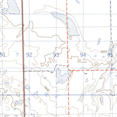 Natural Resources Canada Bromhead, SK (062E04 CanMatrix) digital map