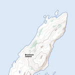 Natural Resources Canada Bronson Island (034M13 Toporama) digital map