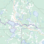 Natural Resources Canada Bronson Lake, SK (073F13 Toporama) digital map