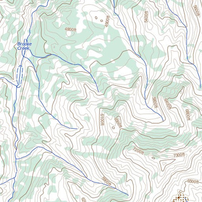 Natural Resources Canada Brooke Creek (115F10 Toporama) digital map