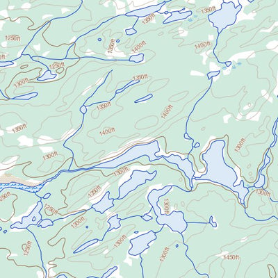 Natural Resources Canada Broomfield Lake, NT (075K02 Toporama) digital map