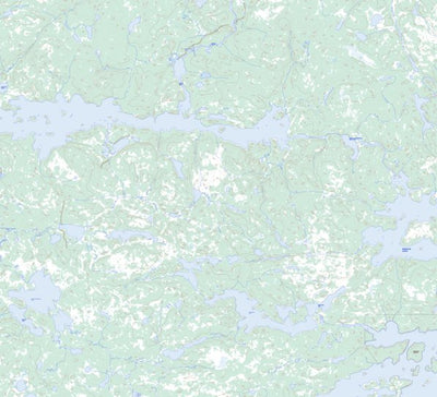 Natural Resources Canada Broughton Lake, MB (064B09 Toporama) digital map