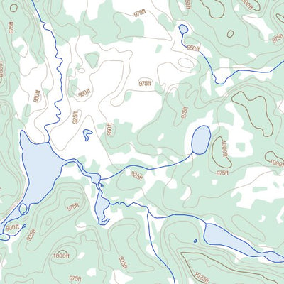 Natural Resources Canada Broughton Lake, MB (064B09 Toporama) digital map