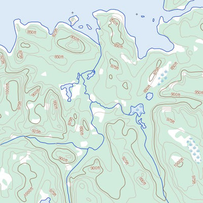 Natural Resources Canada Broughton Lake, MB (064B09 Toporama) digital map