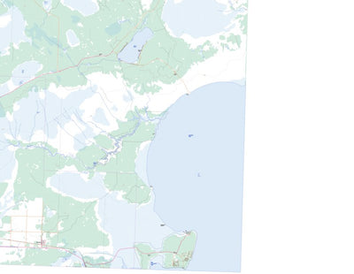 Natural Resources Canada Buffalo Bay, MB (052E03 Toporama) digital map