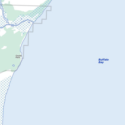 Natural Resources Canada Buffalo Bay, MB (052E03 Toporama) digital map