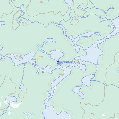 Natural Resources Canada Bug Lake, ON (053G09 Toporama) digital map