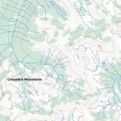 Natural Resources Canada Bugaboo Creek (082K15 Toporama) digital map