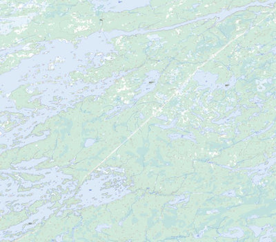 Natural Resources Canada Bulger Lake, MB (063P03 Toporama) digital map