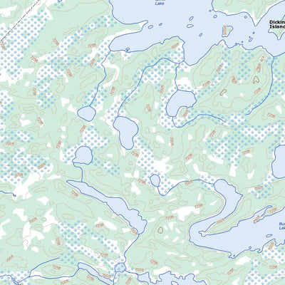 Natural Resources Canada Bulger Lake, MB (063P03 Toporama) digital map