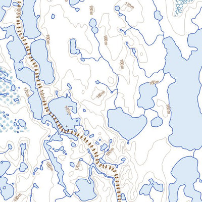 Natural Resources Canada Buliard Lake, NU (066J03 Toporama) digital map