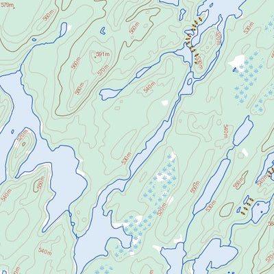 Natural Resources Canada Burbidge Lake, SK (074A14 Toporama) digital map