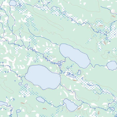 Natural Resources Canada Burgess Lake (054B03 Toporama) digital map