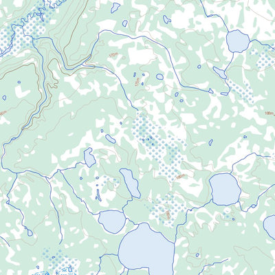 Natural Resources Canada Burgess Lake (054B03 Toporama) digital map