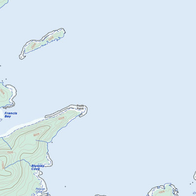 Natural Resources Canada Burnaby Island, BC (103B06 Toporama) digital map