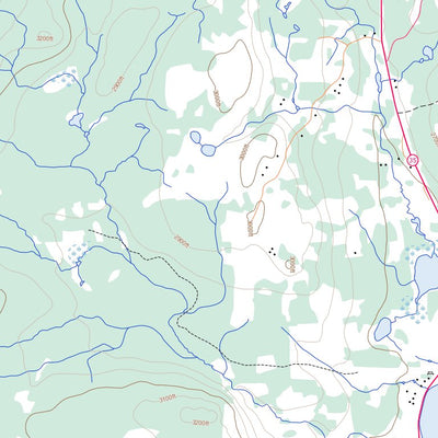 Natural Resources Canada Burns Lake, BC (093K04 Toporama) digital map