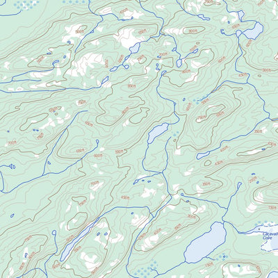 Natural Resources Canada Burnt Head, NL (013J02 Toporama) digital map