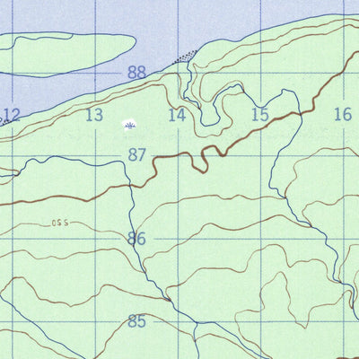Natural Resources Canada Burnt Island, NT (095J02 CanMatrix) digital map