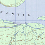 Natural Resources Canada Burnt Island, NT (095J02 CanMatrix) digital map