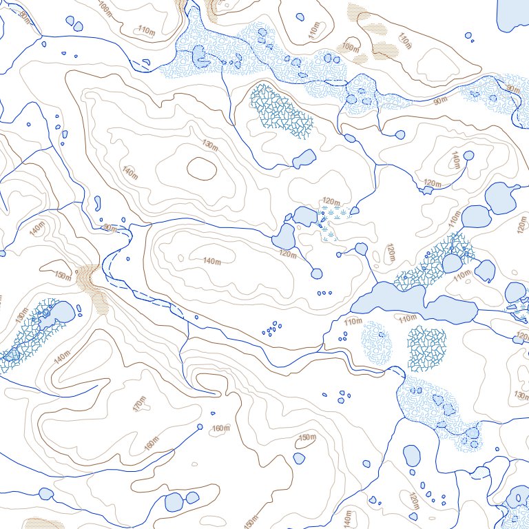 Burnt Tent Lake, NT (098A05 Toporama) Map by Natural Resources Canada ...