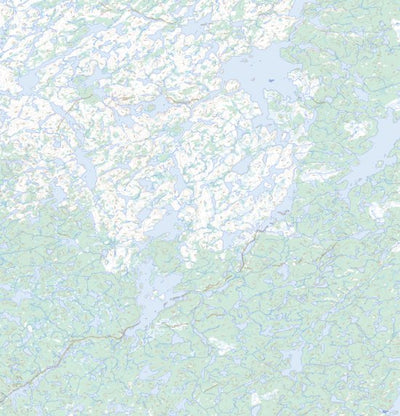 Natural Resources Canada Burpee Lake, NT (075G07 Toporama) digital map