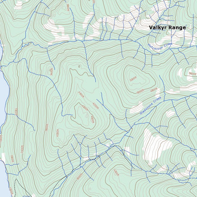 Natural Resources Canada Burrell Creek, BC (082E09 Toporama) digital map