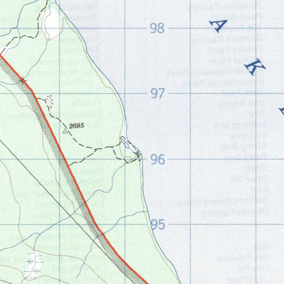 Natural Resources Canada Burwash Landing, YT (115G07 CanMatrix) digital map