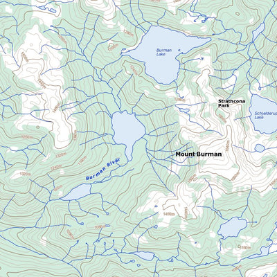 Natural Resources Canada Buttle Lake, BC (092F12 Toporama) digital map