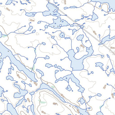 Natural Resources Canada Butts Lake, NU (055N10 Toporama) digital map