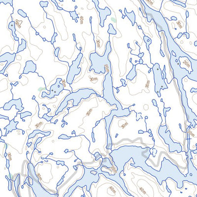 Natural Resources Canada Butts Lake, NU (055N10 Toporama) digital map