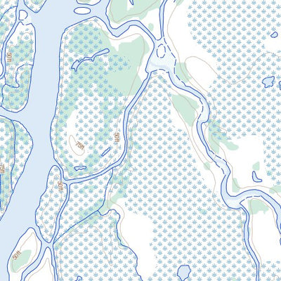 Natural Resources Canada Bylot, MB (054L08 Toporama) digital map