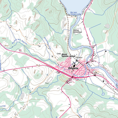 Natural Resources Canada Cabano, QC (021N10 Toporama) digital map