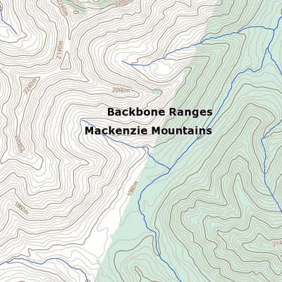 Natural Resources Canada Cache Mountain, NT (106B08 Toporama) digital map