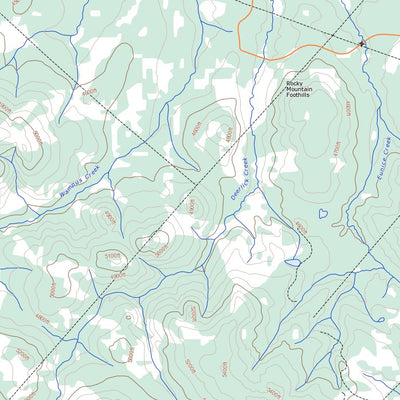 Natural Resources Canada Cadomin, AB (083F03 Toporama) digital map
