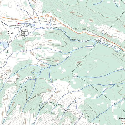Natural Resources Canada Cadomin, AB (083F03 Toporama) digital map