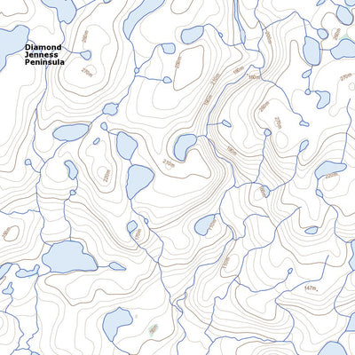 Natural Resources Canada Cairn Bluffs, NT (087F09 Toporama) digital map