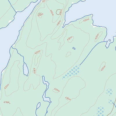 Natural Resources Canada Cairns Lake (064E11 Toporama) digital map